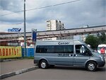 Бесплатный автобус Genser в пункт аренды автомобилей АрендаАвто-сзр на ул.Добролюбова